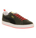 SUEDE CLASSIC DARK SHALE BLACK RED TRAIL