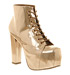 LITA PLATFORM ANKLE BOOT GOLD METALLIC