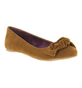 Blowfish Nelda balerina Tan suede