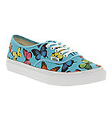 Vans Authentic slim Butterflies scuba blue
