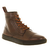 Ralph lauren Jarrod cap toe brogue boo Dark brown leather
