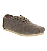 Toms Toms cordones exclusive Grey chambray