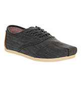 Toms Toms cordones exclusive Blue chambray