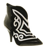 Office Delores Black petrol suede hol...