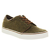 Vans 159 vulc Hunter green tweed