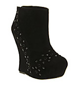 Office Dixie Black suede