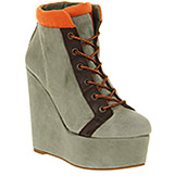 Office Delirious Khaki suede