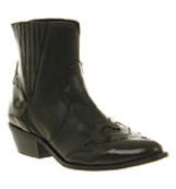 Office Deserter Black leather