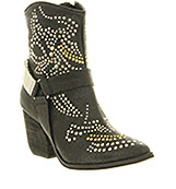 Jeffrey campbell Shane ankle boot Black leather