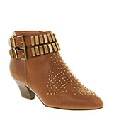 Jeffrey campbell Benetar ankle boot Brown leather