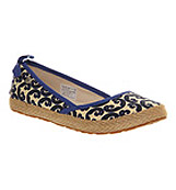 Ugg australia Indah slip on Blue pattern canvas