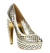 Ted baker Poppy d high heel Silver leather