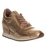 Ash Dean wedge sneaker Platine leather