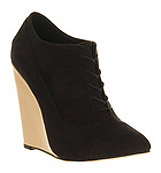 Office On the edge Black microsuede