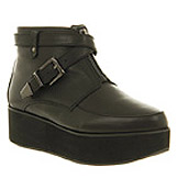 Office Underdog Black leather