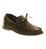 Feud Lenny lace up Brown leather