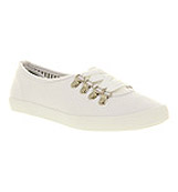 Office Prickle lace White canvas