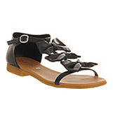 Office Idyllic bow Black leather