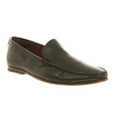 Poste Bruno plain loafer Black leather