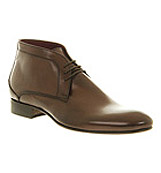 Poste Christiano chukka boot Chocolate brown leathe...