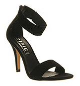 Office Obey me sandal Black suede