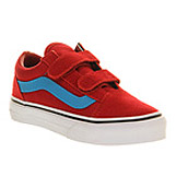 Vans Old skool v (k) Chilli pepper blue