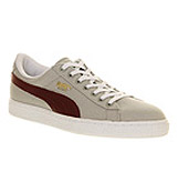 Puma Basket classic canvas Grey violet team burgu...