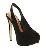 Office Off you go Black nubuck