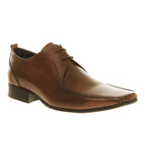 Office Chester tramline lace Brown leather