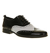 Ask the missus Jungle brogue Black white