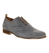 Ask the missus Jungle brogue Blue suede