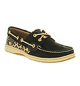 Sperry Bluefish Black leopard