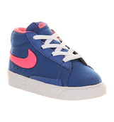 Nike Blazer mid vintage infant Royal blue pink