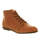 Office Universal lace up Tan leather