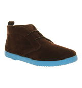 Office Barrio chukka boot Brown suede blue sole