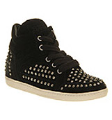 Ash Zest bis sneaker Black suede