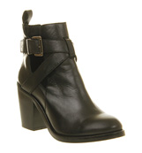 Office Beloved cut out boot Black leather