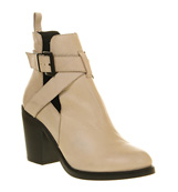 Office Beloved cut out boot Off white leather