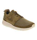 Nike Roshe run Olive green sail woven...