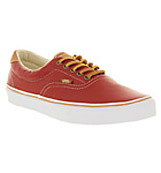 Vans Era 59 Biking red brown leath...