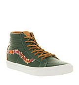 Vans california Sk8 hi reissue ca Forest leather native ...