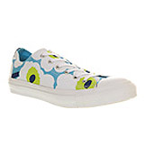 Converse All star ox low White blue lime marime...