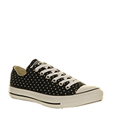 Converse All star ox low Black white polka excl...