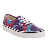 Vans Authentic Tie dye pink purple