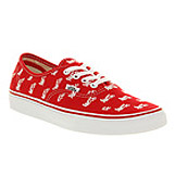 Vans Authentic Love me x vans red