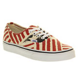 Vans Authentic Van doren retro flag e...