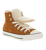 Converse All star hi double tongue Chestnut brown exposed...