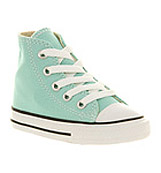 Converse Small star hi canvas kids Beach glass blue