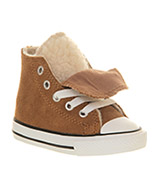 Converse Double tongue hi infant Chestnut brown beige s...