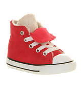 Converse Double tongue hi infant Raspberry shearling ex...